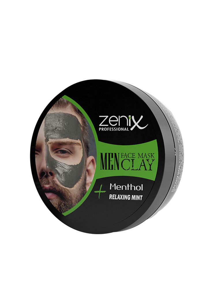 Zenix Men Face Clay Mask Menthol Relaxing Mint (350ml)